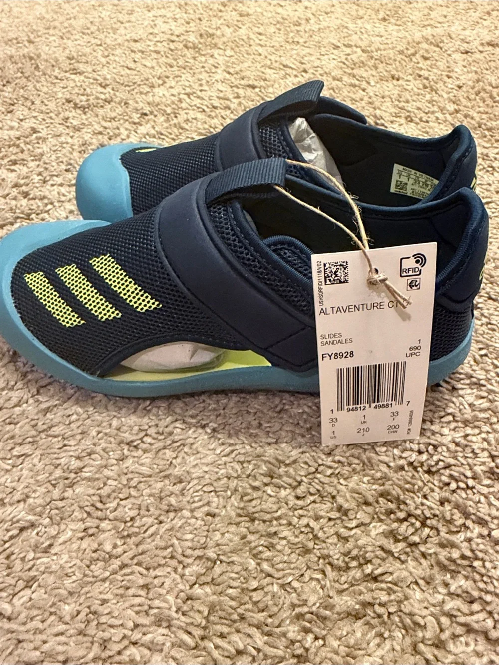 ADIDAS, ALTAVENTURE CT C BOYS Water shoes, Size 1